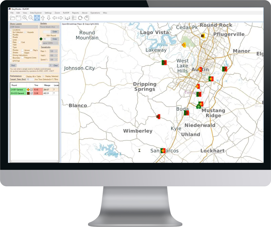 Route Optimization for Roll-Off Operations