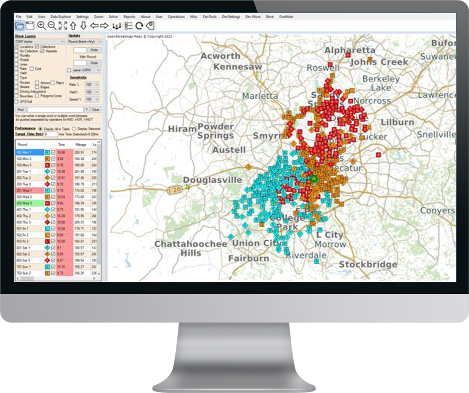 Route Optimization for Solid Waste